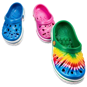 Crocs Tie-dye Fun PNG Hiq PNG