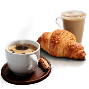 Croissant And Coffee Png Mjb7 PNG image