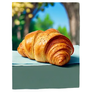 Croissant With Fruit PNG 05252024