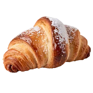 Croissant With Powdered Sugar Png 05252024 PNG image