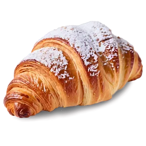 Croissant With Powdered Sugar Png 97 PNG image