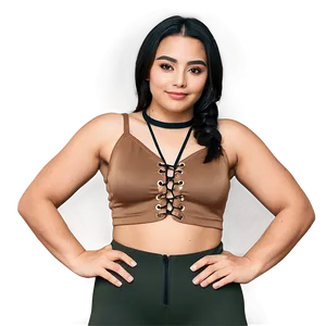 Crop Top With Lace-up PNG 89 PNG