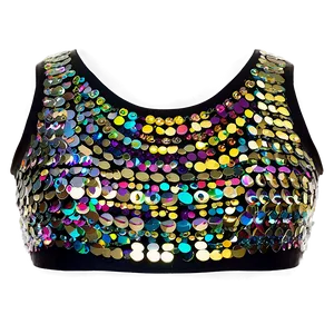 Crop Top With Sequins PNG Yor34 PNG