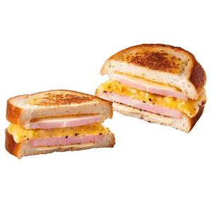 Croque Monsieur Sandwich PNG Gwo46