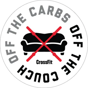 Cross Fit Couch Off The Carbs Logo PNG image