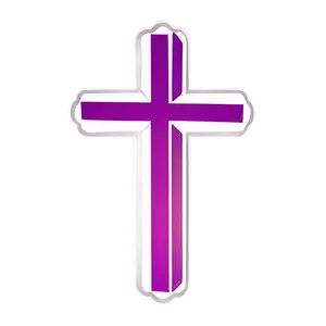 Cross Outline Art PNG 23