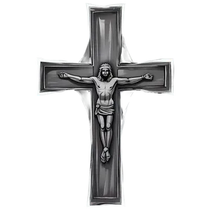 Cross Outline Art PNG Uhs PNG