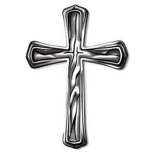 Cross Outline Drawing PNG 8