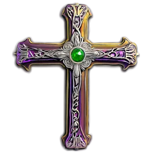 Cross Outline With Rays PNG Mqe88 PNG