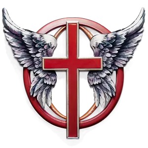Cross With Wings PNG 06292024 PNG