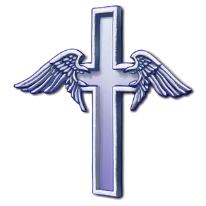 Cross With Wings PNG Ctx37