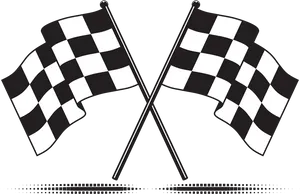 Crossed Checkered Flags