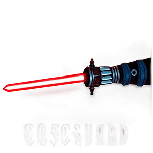 Crossguard Lightsaber Graphic Png Cmm PNG image