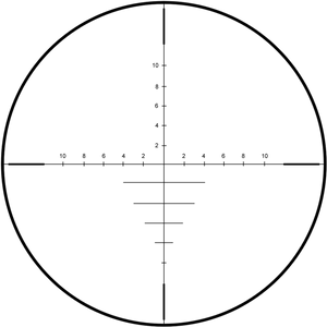 Crosshair Reticle Targeting Scope PNG image