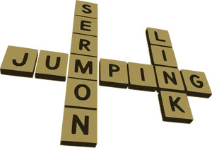 Crossword Puzzle Jumping Sermon PNG image