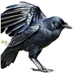 Crow Flock PNG Jlv