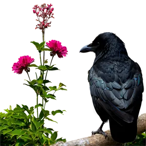 Crow In Nature PNG 57 PNG