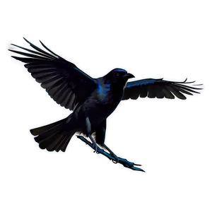 Crow Silhouette PNG 05232024