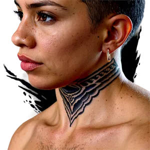 Crown Neck Tattoo Visions Png 06122024 PNG image