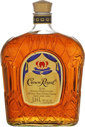 Crown Royal Canadian Whisky Bottle PNG