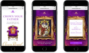 Crown Royal Fathers Day Promotion PNG