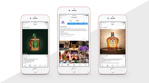 Crown Royal Whiskey Social Media Promotion PNG