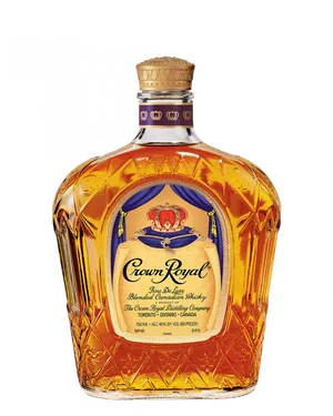 Crown Royal Whisky Bottle PNG image