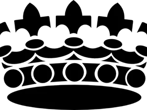 Crown Silhouette Vector PNG image