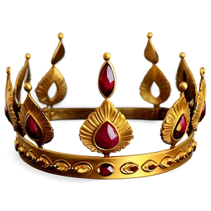 Crown With Golden Leaves PNG 56 PNG
