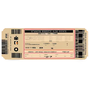 Cruise Ship Boarding Ticket Png 36 PNG image