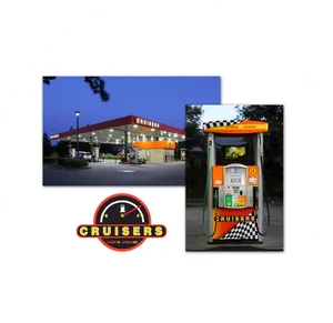 Cruisers Gas Station Branding PNG image