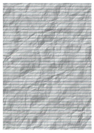 Crumpled Lined Paper Texture
