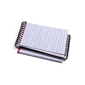 Crumpled Notebook Paper PNG 05242024