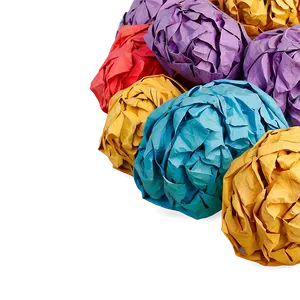 Crumpled Paper Ball Isolated PNG 05242024 PNG