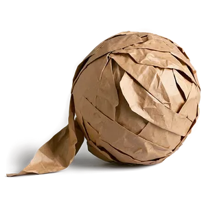Crumpled Paper Ball Isolated PNG Rnb PNG