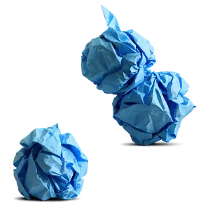 Crumpled Paper Ball Isolated PNG Vdb PNG