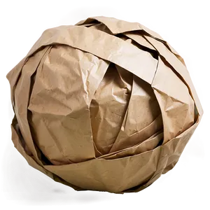 Crumpled Paper Ball PNG Eug