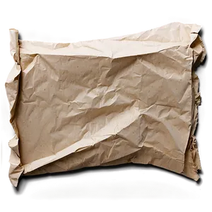 Crumpled Paper Overlay PNG Xoi