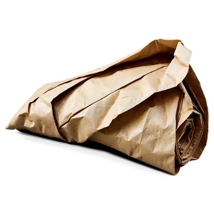 Crumpled Paper Scrap PNG 05242024