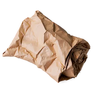 Crumpled Paper Sheet PNG 05242024