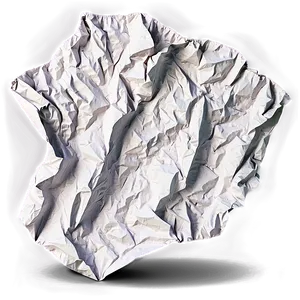 Crumpled Paper Texture Clipart PNG 06282024
