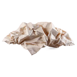 Crumpled Paper Texture For Design PNG 06282024