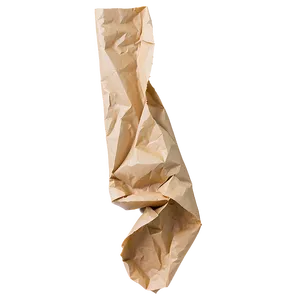 Crumpled Paper With Transparent Background PNG 05242024 PNG