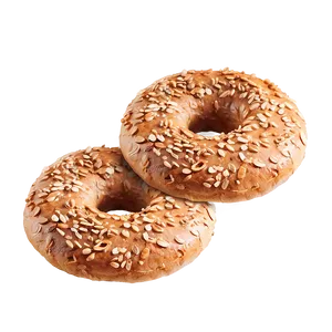 Crunchy Bagel Bread PNG Ifa