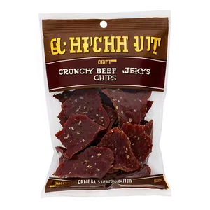 Crunchy Beef Jerky Chips PNG 06132024