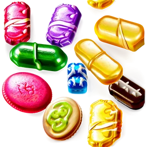 Crunchy Candies PNG 06242024 PNG