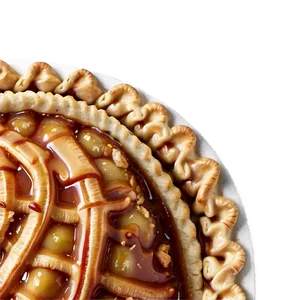 Crunchy Caramel Apple Pie PNG 73