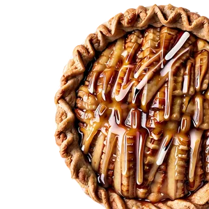 Crunchy Caramel Apple Pie PNG Ofm93