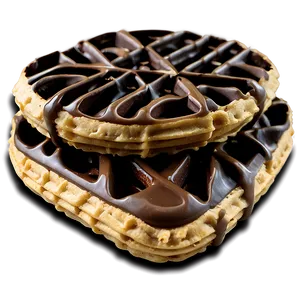 Crunchy Peanut Butter Waffle Png Vup18 PNG image