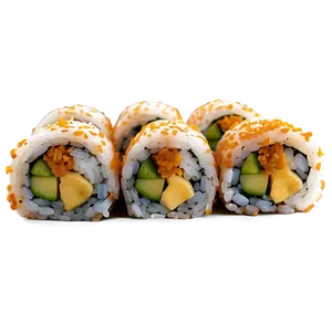 Crunchy Sushi Roll PNG Vjb